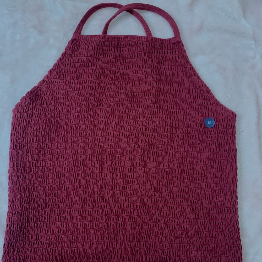 Hollister smocked top